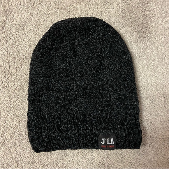 New Winter Beanie Hat & Neck Warmer Set Fleece Lined Unisex Dark Gray One Size - Picture 2 of 7